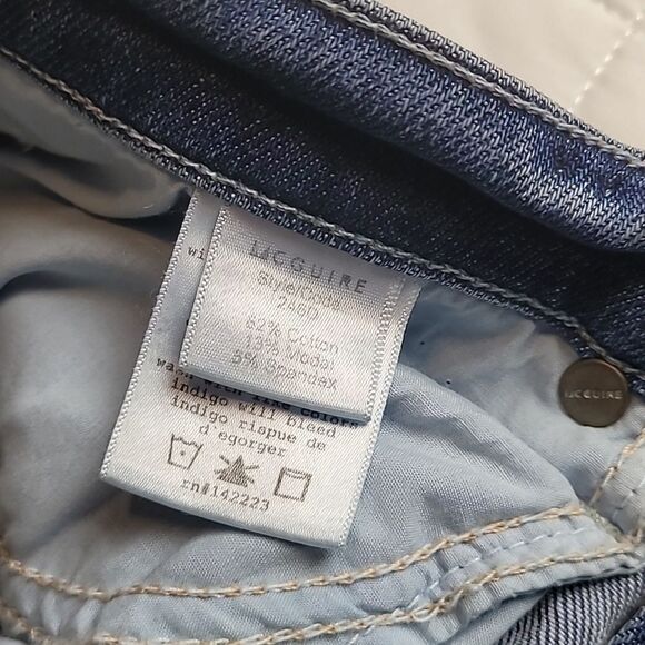 Mcguire ibiza camo stripe damn fine crop jeans size 28 - Picture 5 of 10